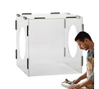 de polvo de acrílico - Tapa de esmerilado transparente, pantalla a prueba | de polvo para pulidora de mesa eléctrica cerrada | Colector de polvo protector para trabajos de molienda S