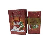 de rebote de Navidad, soporte de sobre rojo festivo para intercambio de regalos, exhibición creativa de eventos de 10 pulgadas con función de colección, de paquetes de vacaciones para niños