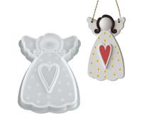 De silicona ángel, herramientas de silicona para fundición navideña, para hormigón, para decoraciones colgantes - Para planificadores de , yeso, profesores, arte, aficionados, vacaciones