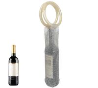 de Transporte para Vino, de Malla de 15,7 x 15,2 x 5,3 cm, asa de Resina, Soporte portátil para Bebidas, Elegante contenedor Reutilizable, fiable para Viajes, Picnic, Navidad, Intercambio