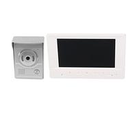 de Videoportero, Videoportero, Teléfono, Timbre, Visión Nocturna, Ajustable, 100-240V, IP55, Resistente Al Agua para Apartamentos(#1)