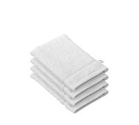 De Witte Lietaer 194686 Stephanie Par de Guantes de baño, algodón, 100% algodón, Blanco, 15 x 22 x 1 cm