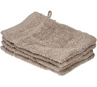 De Witte Lietaer 194686 Stephanie Par de Guantes de baño, algodón, 100% algodón, Gris Claro, 15 x 22 x 1 cm