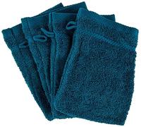 De Witte Lietaer 194695 Stephanie, Guante de baño, 100% algodón, Verde, 15 x 22 x 1 cm, pack de 4