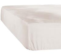 De Witte Lietaer Case sábana Bajera Jersey, algodón, Ivory, 180 x 200 x 40 cm