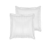 De Witte Lietaer Funda de Almohada, algodón Peinado, Blanco, 60 x 60 cm