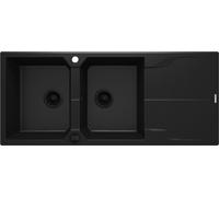 Deante Andante fregadero de granito 116x50 cm negro ZQNN213