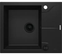 Deante Andante fregadero de granito 59x49 cm negro ZQN_N11A