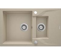Deante Andante fregadero de granito 78x49 cm beige ZQN_7513