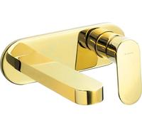 Deante - Batería de lavabo empotrada Alpina, color dorado