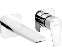 Deante - Batería de lavabo empotrada, modelo Agawa, acabado cromado