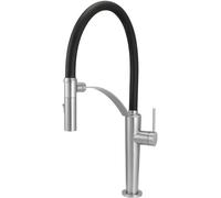 Deante Corda grifo de cocina de pie acero inoxidable-negro BRC_F72M