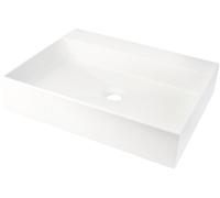 Deante Correo lavabo 50x40 cm rectangular sobre encimera blanco mate CQR_AU5S