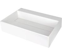 Deante Correo lavabo 60x40 cm rectangular sobre encimera blanco mate CQR_AU6M