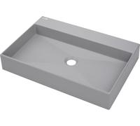 Deante Correo lavabo 60x40 cm rectangular sobre encimera gris/piedra mate CQR_SU6S