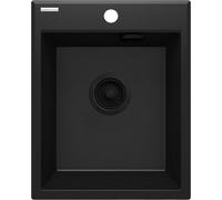 Deante Eridan fregadero de granito 50x40 cm negro ZQE_N104