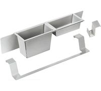 Deante - Juego de accesorios para fregadero MAGNETIC, acero inoxidable