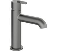 Deante - Juego de grifería para lavabo Silia, acabado en titanio