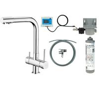 Deante kit de inicio con grifo de cocina de pie cromo BCHF065M