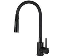Deante Luno grifo de cocina de pie negro BOCN74M