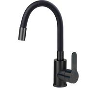 Deante Lupo grifo para lavabo de pie negro BLU_N24M