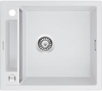 Deante Magnetic fregadero de granito 56x50 cm blanco ZRM_A103