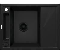 Deante Magnetic fregadero de granito 64x50 cm negro ZRM_N11A