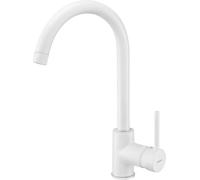 Deante Nemezja grifo de cocina de pie blanco BEN_A62M