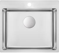 Deante Olfato fregadero de acero 55x50.5 cm acero ZPO_010B