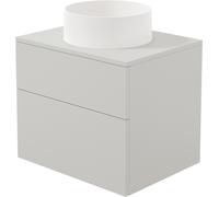 Deante Prizma lavabo con mueble y encimera 60 cm beige SDKB6SAU4S