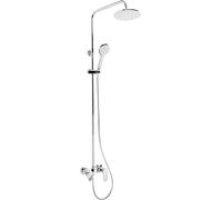 Deante Tubo conjunto bañera/ducha a pared con rociador con efecto lluvia cromo NAC_01UM