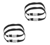 DEARMAMY 2 Juegos Cinturón De Cinturón De Herramientas Trinquete Chica Sin Hebilla Cinturón Cinturon Cinturones Para 8-10 Cinturón Magnético Nylon Black 2 Piezas * 2