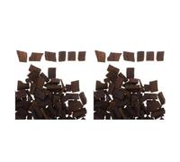 DEARMAMY 2 Paquetes Virutas de Roble, Madera Marrón para Elaboración | Chips para Elaboración de Vino, Uso en Casa, Apoyo en Fermentación, Compatible Whisky