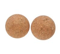 DEARMAMY 2 Piezas Tapón de Madera Esférico de 5cm para Recipientes de Vidrio y Frascos, Acabado Caqui, Mantenimiento Sencillo, para Decoración de Cocina y Sellado Hermético