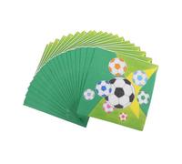 DEARMAMY 20piezas Servilletas Estampado De Fútbol Diseño Único Para Fiestas Temáticas De Fútbol Eventos Deportivos Decoraciones De Cumpleaños Temática De Cocina y Restaurante