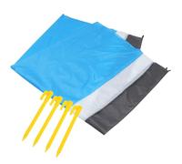 DEARMAMY Esterilla de Picnic de Nailon, y Transpirable para Playa | Ligera y Plegable, Resistente Arena Humedad, 4 Estacas y Bolsa de Almacenamiento