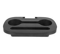 DEARMAMY Portavasos para Sillón Reclinable de Plástico Negro, Bandeja Plegable Multifunción para Bebidas, Adecuado para Uso Diario y Camping
