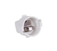 DEBFLEX - Casquillo para Renovación B22 - Comprobador de Instalación B22 - Asegura los Cables en Espera de Colocación de Luminaria - Plástico - Blanco