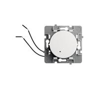 DEBFLEX - Casual Evo - Interruptor de Botón Pulsador - Interruptor de Pared con Indicador Luminoso para Control de Iluminación - Instalación Rápida - ABS - Blanco - 48 x 48x 41mm