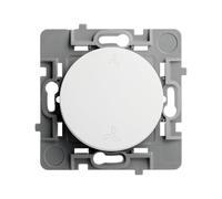 DEBFLEX - Casual Evo - Mecanismo VMC - Mando para Ventilación Centralizada - Terminales de Conexión Automática - ABS - Instalación Empotrable - Blanco - 76 x 76 x 34 mm