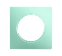 DEBFLEX - Casual Evo - Placa de Acabado - Tapa para Enchufes e Interruptores - 1 Estación - Remplazable - ABS - Para Instalación Empotrada - Verde Claro - 86 x 86 x 10 mm