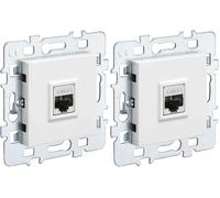 DEBFLEX Casual Mecanismo Toma Rj45 Blanco, 40 (Paquete de 2)