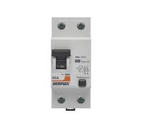 DEBFLEX - INTERRUPTOR DIFERENCIAL 2P 30MA 40A 2 MÓDULOS TIPO CA - Modular - Gama modular - Interruptores diferenciales - 707511