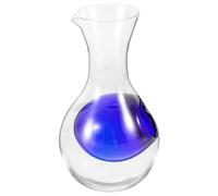 Decantador de Vino Frío de Vidrio 260ml Estilo Japonés | Sake y Brandy, Cámara de Hielo Integrada, Uso en Bar y Cata, Acabado Elegante