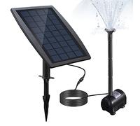 Decdeal BSV-SP025 - Bomba de Agua de Panel de Energía Solar Sin Cepillo para Piscina Jardín Fuentes,9V / 2.5W 200L / H