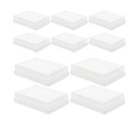 DECHOUS 10 Almohadillas de Tinta Lavables para Sellos, Color Brillante, Material Plástico y Esponja, Ideales para Manualidades y Creación de Tarjetas