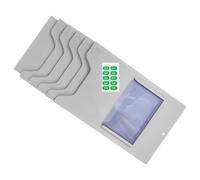 DECHOUS 2 Piezas Organizador de Tarjetas de Plástico 5 Bolsillos, Soporte Resistente y Versátil para Oficina y Fábrica, Estante Colgante para Gestión de Inventario