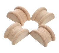 DECHOUS 4 Piezas Apliques Decorativos para Muebles, Aplique de Incrustación de Madera, Columna Romana, Color Caqui, Ligeros, Instalación Fácil, para Puertas de Armarios y Muebles