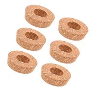 DECHOUS 6 Tapones de Corcho Cónicos para Macetas Hidropónicas y Jarrones de Vidrio, Diseño Versátil y Ahorro de Espacio, Ideales para Terrarios en Escritorios