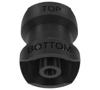 DECHOUS Adaptador de Botella Negro de Plástico a Prueba de Fugas para Líquidos de Cocina y Champú, Conector Versátil para Rellenar Botellas en Hogares y Espacios Públicos
